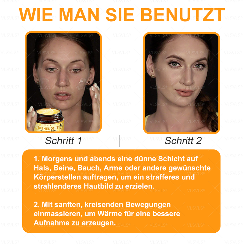 Hergestellt und versendet aus Deutschland  🌸VLSVLS® Bienengift Hautregenerationscreme 🔥 LETZTER TAG 80 % RABATT