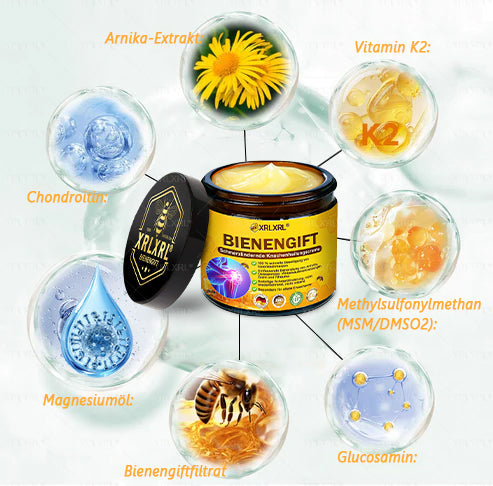 XRLXRL® Bienengift Schmerzstillende Knochenheilungscreme ✨LETZTER TAG 80 % RABATT