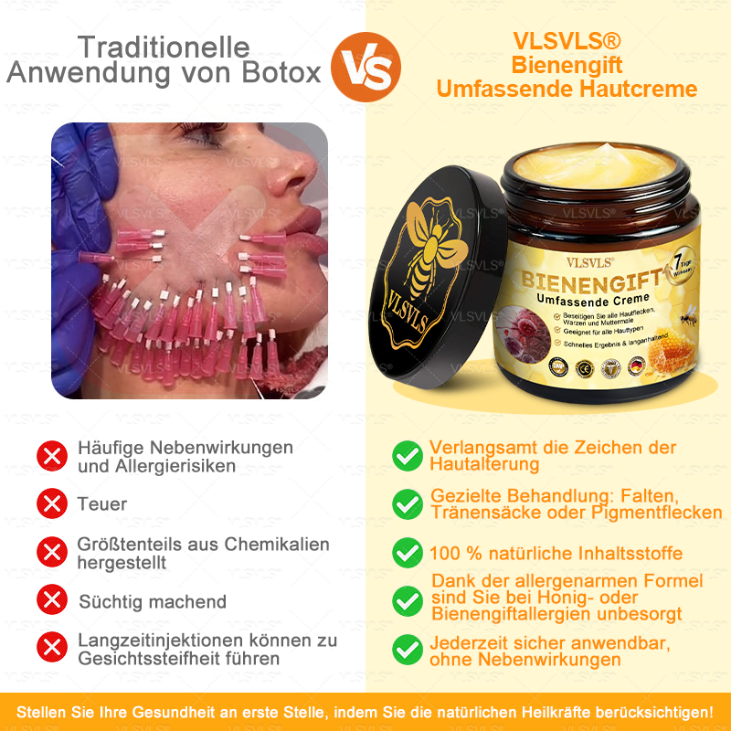 Hergestellt und versendet aus Deutschland  🌸VLSVLS® Bienengift Hautregenerationscreme 🔥 LETZTER TAG 80 % RABATT