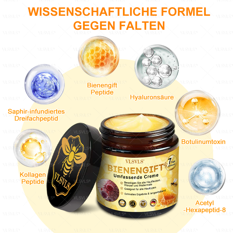 Hergestellt und versendet aus Deutschland  🌸VLSVLS® Bienengift Hautregenerationscreme 🔥 LETZTER TAG 80 % RABATT