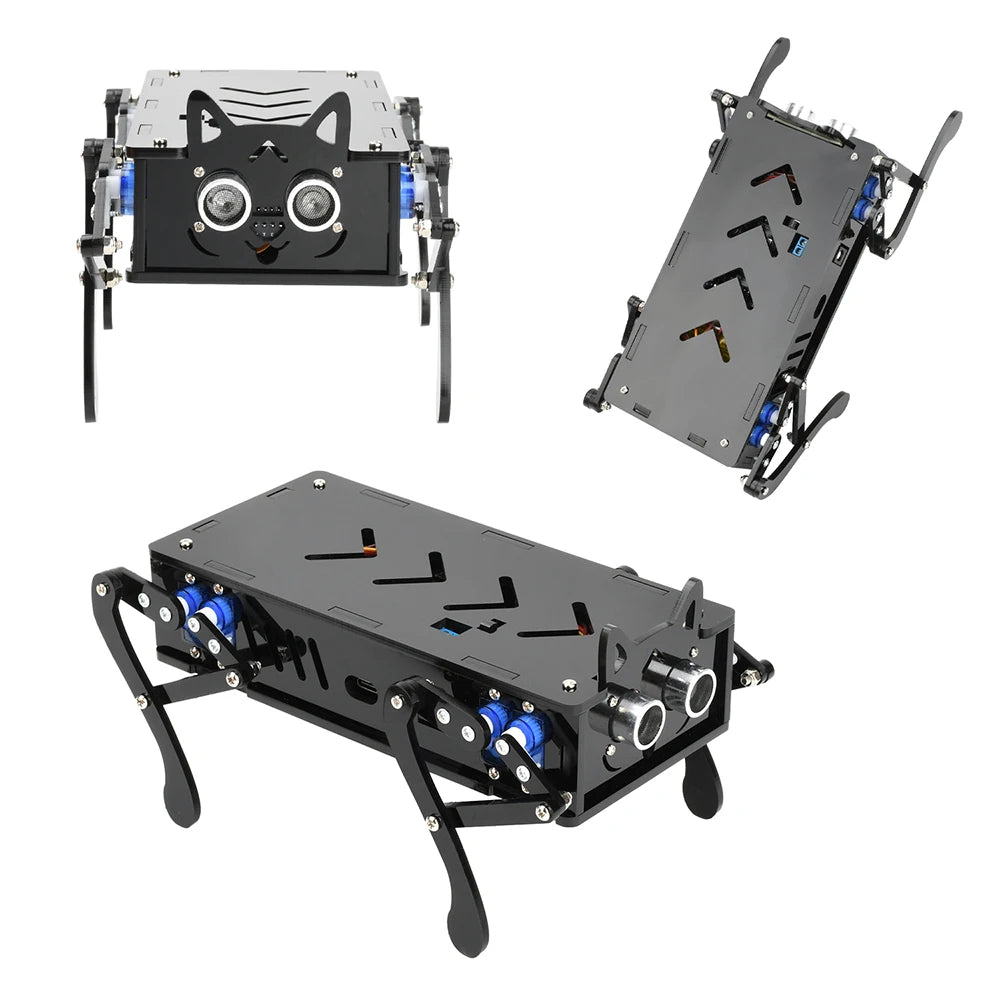 Four-Legged Robot Dog Bionic Intelligent Programming Development Robot Remote Control Robot Dog Electronic Pet Diy Kit